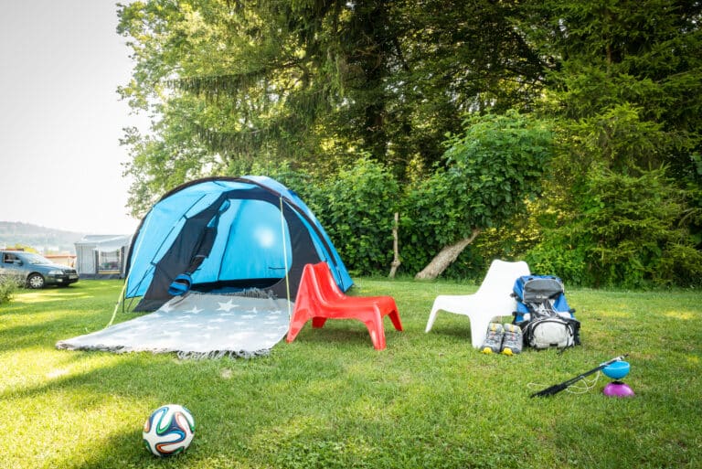 Stellplatz für Trekkingzelt